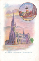 Nancy * Cpa Illustrateur * église St Epvre Et Statue De René II - Nancy