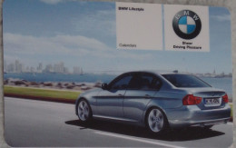 Petit Calendrier De Poche Plastifié 2009 Voiture  BMW Valence Montélimar Drôme - Petit Format : 2001-...