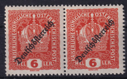 AUSTRIA 1919 - MNH - ANK 230 - Pair! - Ungebraucht