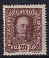 AUSTRIA 1916 - MLH - ANK 191 - Nuovi