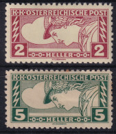 AUSTRIA 1917 - MLH - ANK 219B, 220B - Ungebraucht