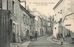 Château Du Loir * La Rue Du 14 Juillet * Villageois - Chateau Du Loir