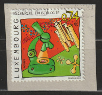 Luxemburg 2001 0,74€ Michel Nr. 1552 Gestempelt Auf Fragment, Yvert No. 1491 - Usados