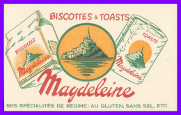 * Buvard - Biscottes Toasts - MAGDELEINE - Spécialités De Régime - Gluten Sans Sel - Biscottes