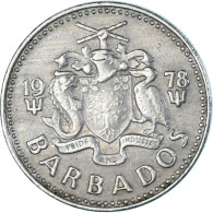 Monnaie, Barbade, 25 Cents, 1978 - Barbados (Barbuda)