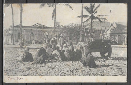 Angola – Illustrated Monochromatic Postcard "Carro Boer". New - Mozambico