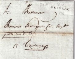 France Marque Postale - 77 / GAILLAC - Avec Texte - 1806 - 1801-1848: Precursori XIX