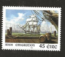 Ireland 1999 Irish Emigration To The United States Of America, Emigrant Ship In The 19th. Century.  Mi  1133  MNH(**) - Otros & Sin Clasificación