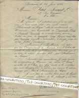 NAVIGATION 1882  P. PERRIER BORDEAUX NAVIRE « Ferdinand De Lesseps » Pour Nouméa Et NAVIRE  St Louis Nouméa Pour Curcier - 1800 – 1899