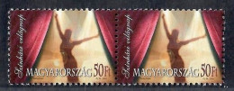 Hungary 2005 World Theater Day A Pair MNH - Unused Stamps