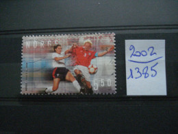Norvège 2002 - Football "Norvège/Brésil" 5,50 K - Y.T. 1385 - Oblitéré - Used - Used Stamps