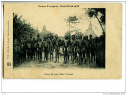 18214   -   Congo Français   -   Haut-Oubangui   -   Groupe De Jeunes Filles Yakomas - Autres & Non Classés