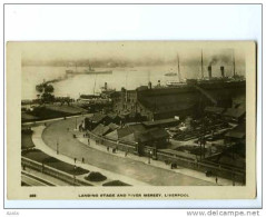 013873  -  Landing Stage And River Mersey, Liverpool - Liverpool