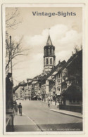 Rottweil A.N. / Germany: Hochbrücktorstrasse - Kirchturm (Vintage RPPC 1935) - Rottweil