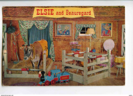 A 19375  -  Elsie And Beauregard Are Traveling Representatives Of Borden's Family Of Fine Foods  -  Litho - Autres & Non Classés