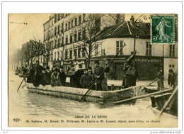 18583   --   7 Cartes  -  Paris  -  Inondations  -  Crue De La Seine, Janvier 1910 - Catastrophes