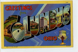 011688/90  -   OHIO  -  Greetings From COLUMBUS - Columbus