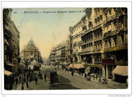 18228  -  Bruxelles - Perspective Des Boulevards Anspach Et Du Nord - Lanen, Boulevards