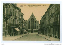 0092108  -  WOLUWE-St-LAMBERT  -   La Rue St-Henri Et L'Eglise - Woluwe-St-Lambert - St-Lambrechts-Woluwe