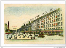 016744  Bruxelles - Hôtel Métropole - Wielemans-Ceuppens, Propriétaire  - Litho - Cafés, Hôtels, Restaurants