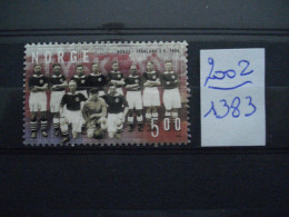 Norvège 2002 - Football "Norvège/Tyskland" 5 K - Y.T. 1383 - Oblitéré - Used - Used Stamps