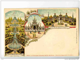 016755  - Le Jardin Des Colonies - Portal Industries Motir - Jardin De Sculpture -Litho - Art Nouveau - Tervuren