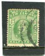 NEW ZEALAND - 1909  1/2d  KING EDWARD VII  FINE USED  SG 387 - Oblitérés
