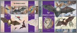 TOGO 2023 MNH Bats Fledermäuse Chauve-souris M/S+S/S - OFFICIAL ISSUE - DHQ2329 - Murciélagos