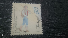 PORTEKİZ-1980 90---            80ESC     USED - Gebraucht