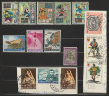 San Marino Posten Postfrischer Und Gestempelter Marken, 2 Fragmente - Collections, Lots & Series