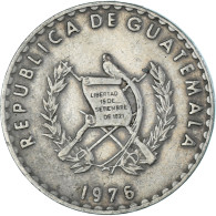 Monnaie, Guatemala, 25 Centavos, 1976 - Guatemala