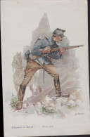 Chasseur à Cheval ... Artois 1914 Illustrateur G Ripart - Divise