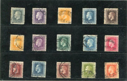 NEW ZEALAND - 1915  KING GEORGE V  SET  FINE USED  SG 416/30 - Gebraucht