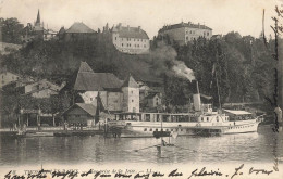 Thonon Les Bains * Bateau Vapeur Roue " HELVETIE " * Vue Prise De La Jetée * Helvétie - Thonon-les-Bains