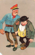 Express Monsieur Chancelant Alcoolosé Alcool 1913 Binocle Poste Postier - Humor