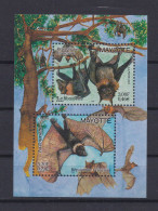 MAYOTTE 2001 BLOC N°5 NEUF** CHAUVES-SOURIS - Blocchi & Foglietti