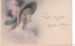 MM VIENNE N° 112 - Portrait De Femme Grand Chapeau - Wichera