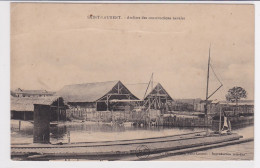 Delcampe - SAINT-LAURENT Du Maroni- Ateliers Des Constructions Navales, Rare - Saint Laurent Du Maroni