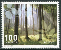  EUROPA - CEPT -           **/MNH Suiza 2011 "Bosques" Nº2124  - Neufs