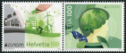  EUROPA - CEPT -           **/MNH Suiza 2016 "Piensa En Verde" (2 Sellos) Nº237 - Neufs