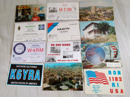 Lot De 21 Cartes QSL   Radio Amateur Et Autres     Tous Pays à Voir.... Scan Recto-verso - Sonstige & Ohne Zuordnung