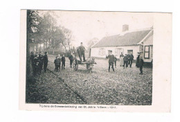 St Job In't Goor Brecht Tijdens De Gemeentekiezing 1911 Zeer Zeldzame Kaart - Brecht