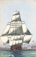 Bateau * Voilier 3 Mâts LE DAUPHIN ROYALE , XVIIIème * Navire * Cpa Illustrateur BLANDIN - Segelboote