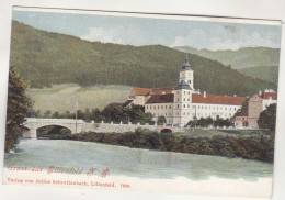 D1879) GRUSS Aus LILIENFELD - NÖ - Brücke Stift  Litho - ALT !! Verlag Julius Schrottenbach - Lilienfeld