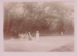 Le Pouliguen * Le Tennis * Sport * Photo Ancienne Albuminée Circa Vers 1900 Format 12x9cm - Le Pouliguen