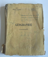 Ecole Speciale Militaire (St Cyr) - GEOGRAPHIE - 2e Année - 1906/1907 - Francese