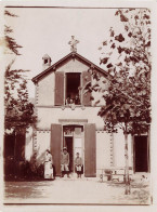 Le Pouliguen * Villa KER AVEL Intérieure * Villa Ker Avel VILLA * Photo Ancienne Albuminée Circa Vers 1900 Format 12x9cm - Le Pouliguen