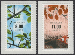  EUROPA - CEPT -           **/MNH Dinamarca 2011 / Bosques. (2sellos) Nº1631//3 - Ongebruikt