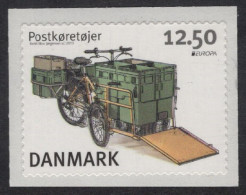  EUROPA - CEPT -           **/MNH Dinamarca 2013 / Vehiculos Postales.Nº1710  - Nuovi
