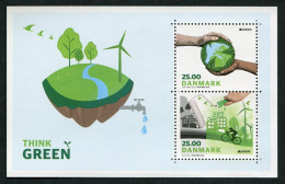  EUROPA - CEPT -           **/MNH Dinamarca 2016 / Ecología En Europa. HB  - Unused Stamps